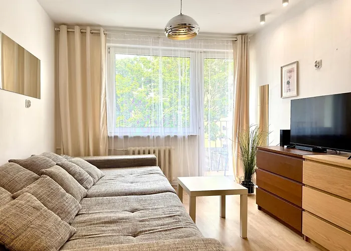 Mieszkanie Blisko Plazy & Parking Apartamento